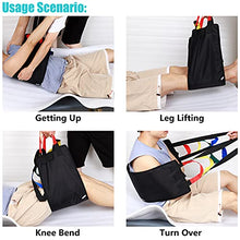 Load image into Gallery viewer, Patient Transfer Sling Elderly,Patient Lift Aid for Home Care,Padded Bed Transfer Assist Nursing Sling for Patient,Gait Belts Transfer Belts for Stroke Recovery,Wheelchair Lift Belt for Standing Aid
