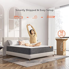 Load image into Gallery viewer, Sweetnight Queen Mattress-Queen Size Mattress, 10 Inch Gel Memory Foam Mattress for Back Pain Relief /Motion Isolation &amp; Cool Sleep, Flippable Comfort from Soft to Medium Firm, Sunkiss
