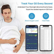 Load image into Gallery viewer, Wellue O2Ring Wearable Sleep Monitor - Bluetooth Tracker with Free APP &amp; PC Report
