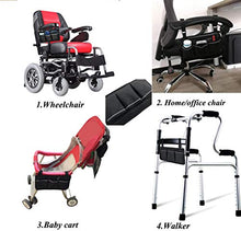 Load image into Gallery viewer, Wheelchair Armrest Accessories, Side Bags to Hang on Side with Bright Line Waterproof Black Walker Storage Pouches Fathers Mothers Day Gifts for Home/Outdoor/Baby Cart (Black Side)
