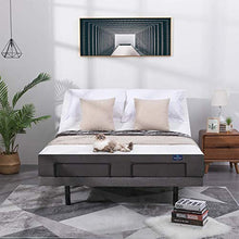Load image into Gallery viewer, Inofia Adjustable Bed Frame Queen Size with App Control &amp; Wireless Remote, Adjustable Bed Base includes Head and Foot Incline, Dual Massage and USB Ports, Preset &amp; Memory Positions for Optimal Comfort
