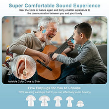 Load image into Gallery viewer, Hearing Aids, Enjoyee Hearing Aids for Seniors Invisible Rechargeable Hearing Amplifier with Noise Cancelling for Adults Hearing Loss, Digital Ear Hearing Assist Devices Volume Control Flesh
