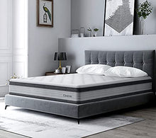 Load image into Gallery viewer, Full Size Mattress, Coolvie 10 Inch Hybrid Mattress with Individually Pocket Coils and Dual Layer Cool Comfy Memory Foam, Hybrid Innerspring Mattress in a Box, Cushioning Euro Top Design, Medium Firm
