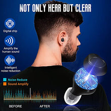Load image into Gallery viewer, AIRSSON Digital Hearing Amplifiers: Rechargeable Hearing Aids for Seniors | Invisible Ear Aid Devices for Adults with Noise Cancelling

