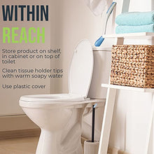 Load image into Gallery viewer, Juvo Toilet Aid - 18” Long Reach Personal Wiping Aid with Hygienic Cover - Easy Use Comfort Self Wiper for Toileting (SATA01)
