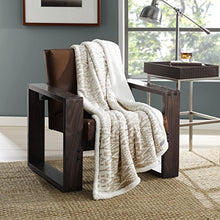 Load image into Gallery viewer, Eddie Bauer Ultra-Plush Collection Throw Blanket-Reversible Sherpa Fleece Cover, Soft &amp; Cozy, Perfect for Bed or Couch, San Juan Oyster
