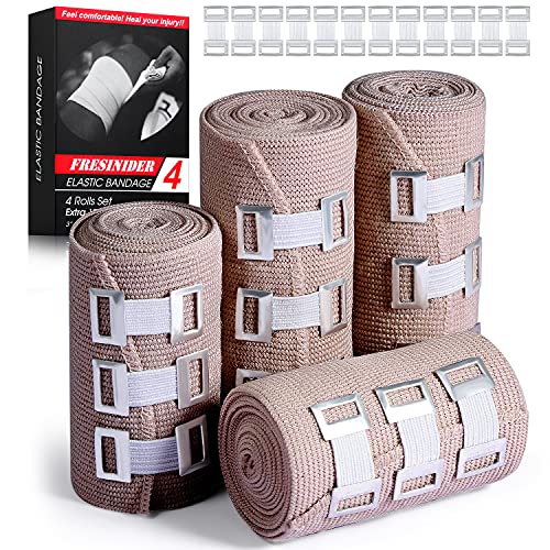 FRESINIDER Elastic Bandage Wrap 4 Pack(2 X 3