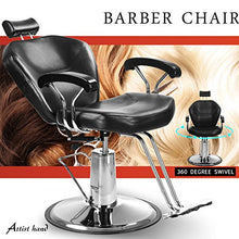 Load image into Gallery viewer, Artist Hand Hydraulic Reclining Barber Chair 360 Degrees Rolling Swivel Barber Chairs Hair Salon Spa Equipment
